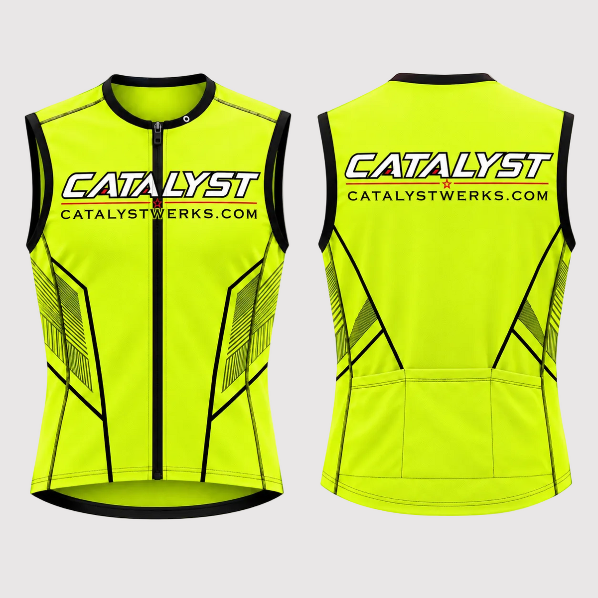 Hi-Vis Control Rider / Coach Bibs – Full Chest Zip